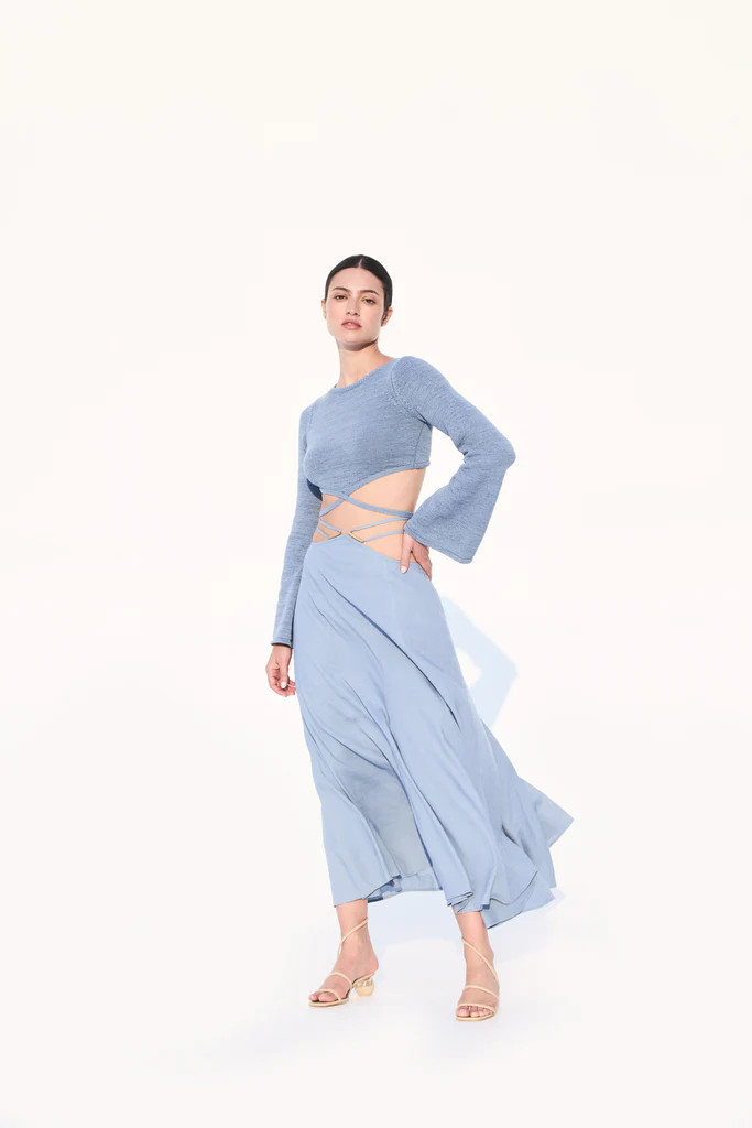 SANDY SKIRT - STEEL | Cult Gaia - US