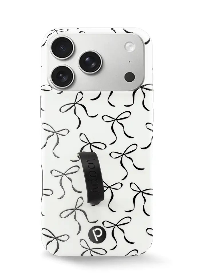 Loopy Cases - Black Bows | Loopy Cases