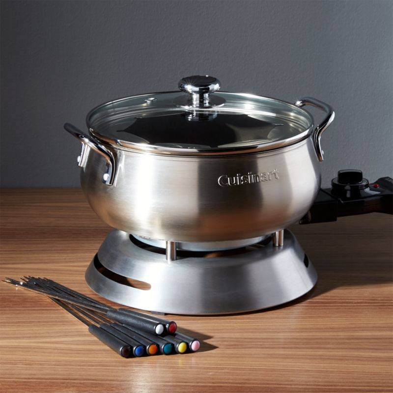 Cuisinart Electric Fondue Set + Reviews | Crate & Barrel | Crate & Barrel