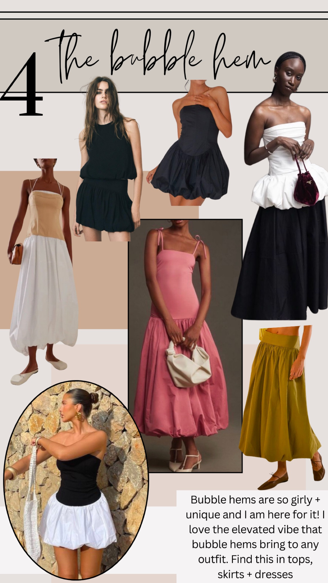 Bubble hem trend 

#LTKMostLoved #LTKStyleTip #LTKSeasonal