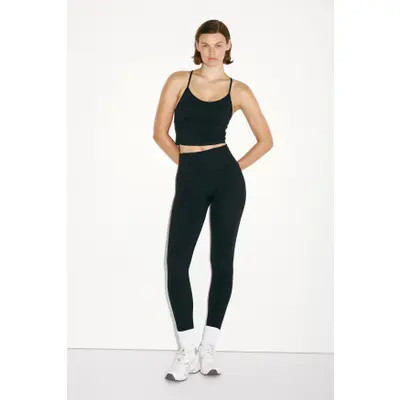 H&M Seamless Sports Leggings With Drymove in Black at Nordstrom, Size Small | Nordstrom