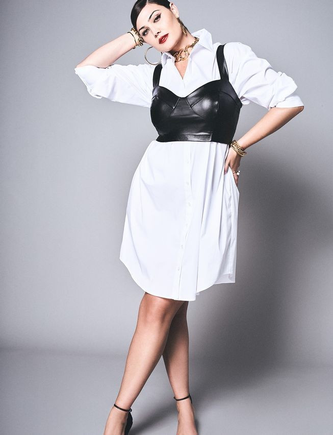 Relaxed Shirtdress with Belt | Eloquii