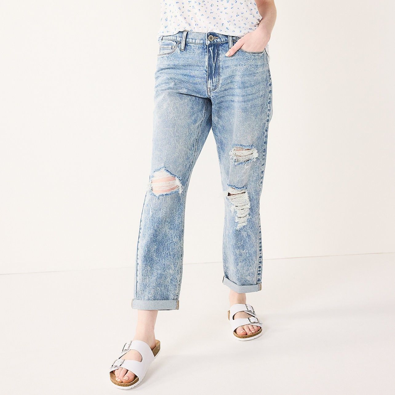 Juniors' SO® Low-Rise Boyfriend Jeans | Kohls | Kohl's