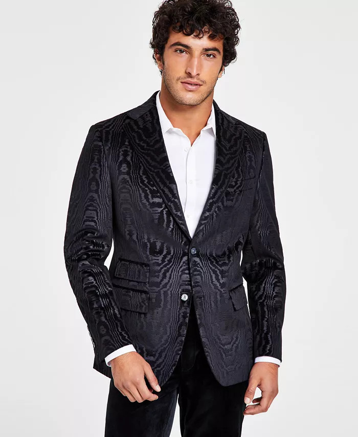 Men's Slim-Fit Pattern Sport Coats | Macys (US)