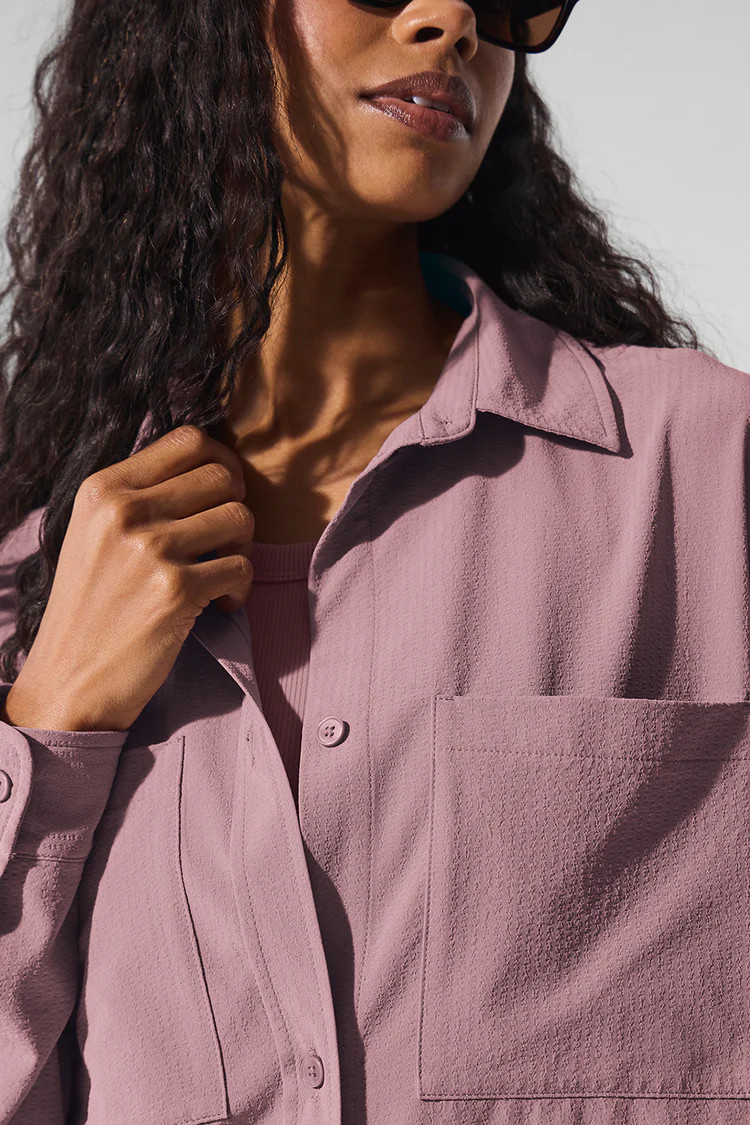 Dreamscape Button Down Long Sleeve | Alo Yoga (US)