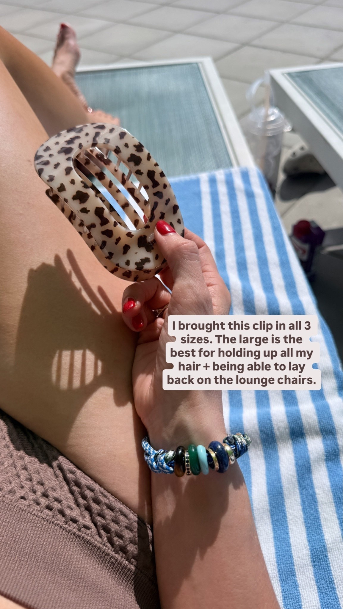 The best hair clip for lounging at the pool!

#LTKootd #LTKgrwm #LTKSeasonal
