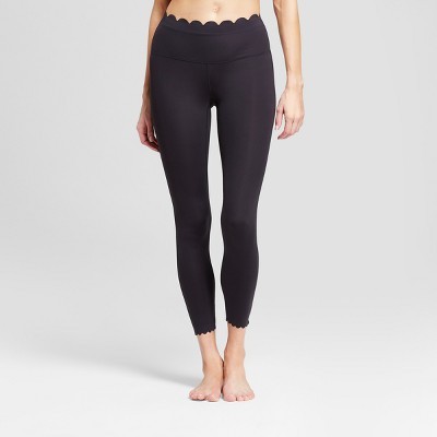Women's Premium Lightweight High-Waisted Scalloped Leggings - JoyLab™ | Target