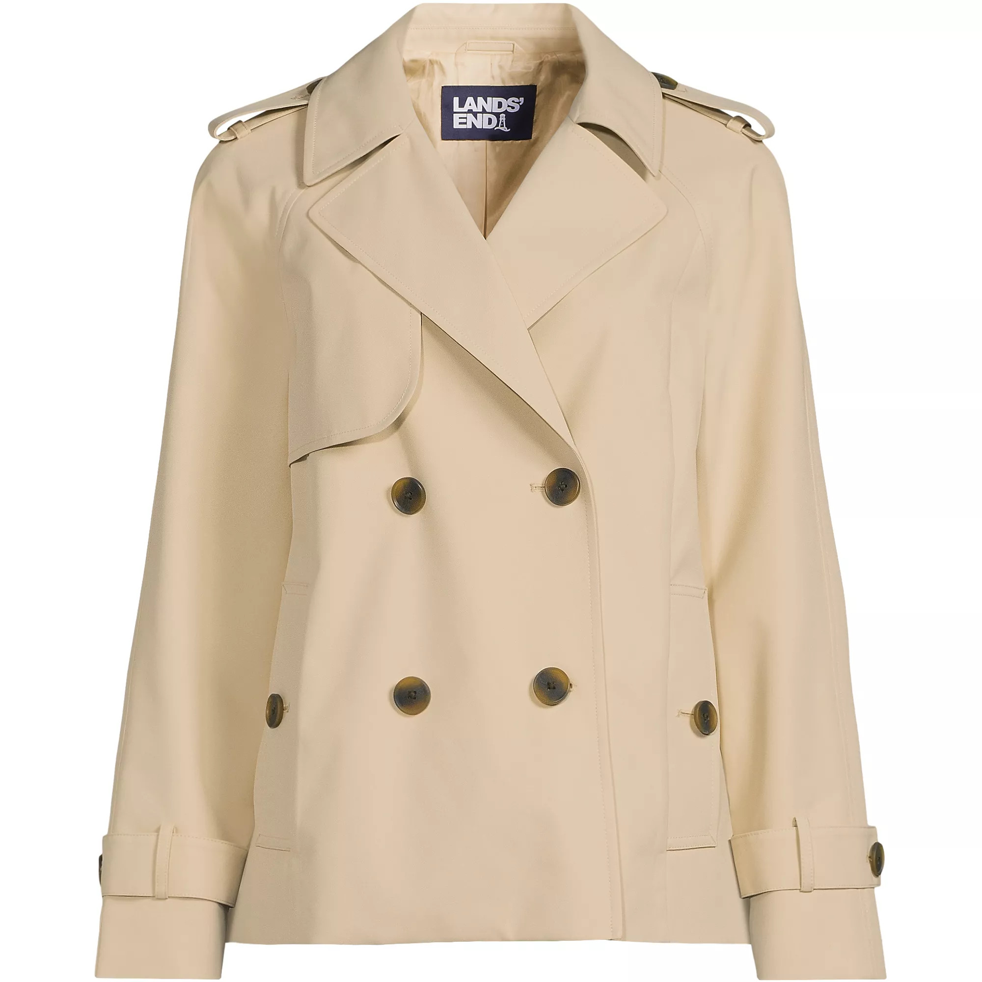 Women's Trench Rain Jacket | Lands' End (US)