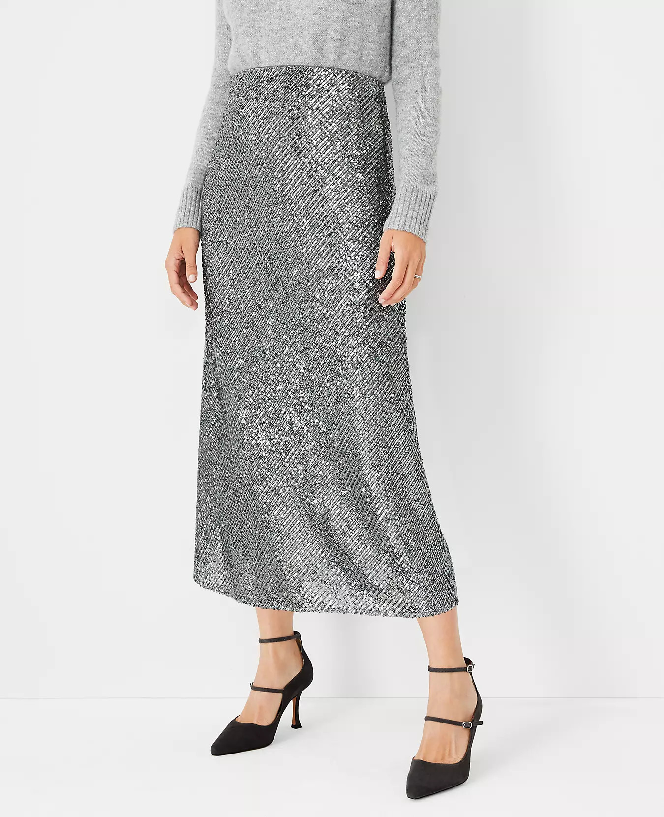 Sequin Slip Skirt | Ann Taylor (US)