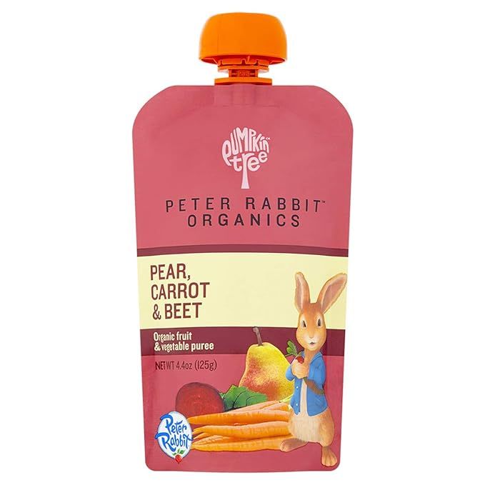 Pumpkin Tree Peter Rabbit Organics Beet, Carrot and Pear, Pack of 10, 44 Ounce | Amazon (US)