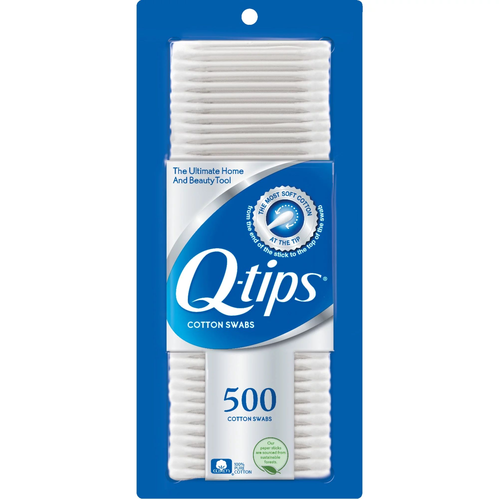 Q Tips Original Cotton Swabs 500 count | Walmart (US)