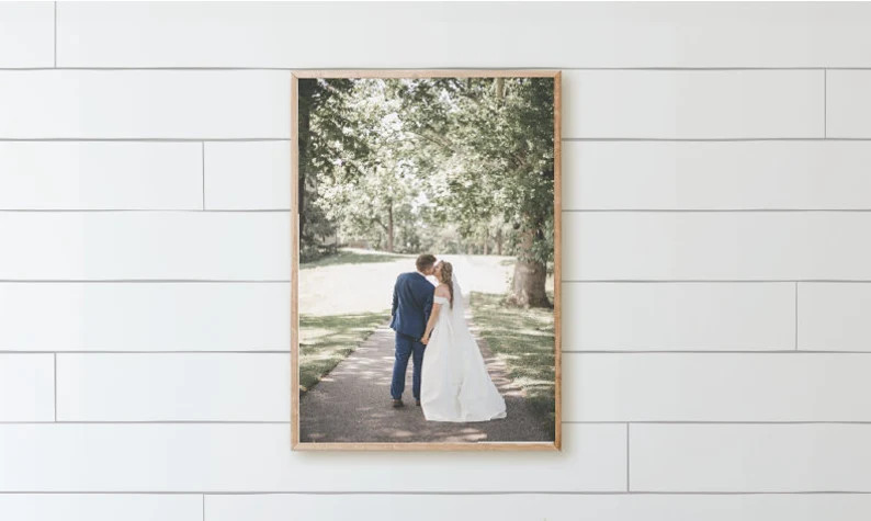 Wood Framed Sign Your Photo Here Wedding New Baby Family - Etsy | Etsy (US)