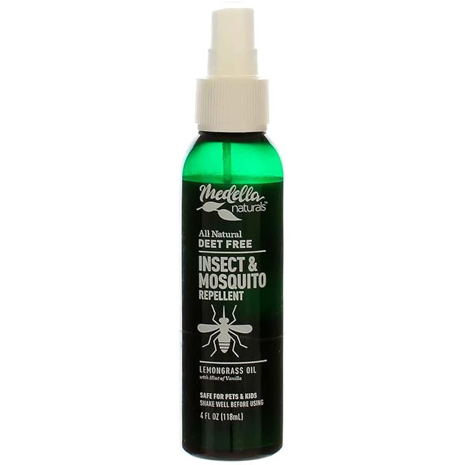 Medella Naturals Insect & Mosquito Repellent, DEET-Free All-Natural Formula, Kid and Pet Friendly... | Amazon (US)