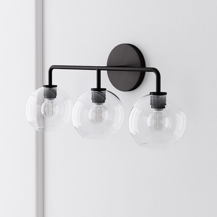 Sculptural 3-Light Globe Sconce | West Elm (US)