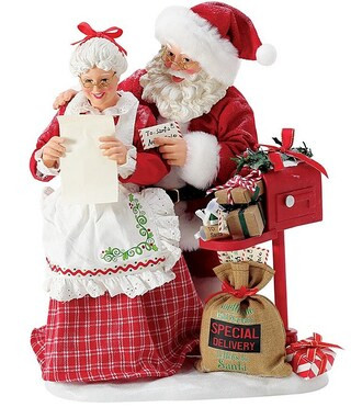 Department 56 Possible Dreams Santa & Mrs. Claus Letters Figurine | Dillard's | Dillard's