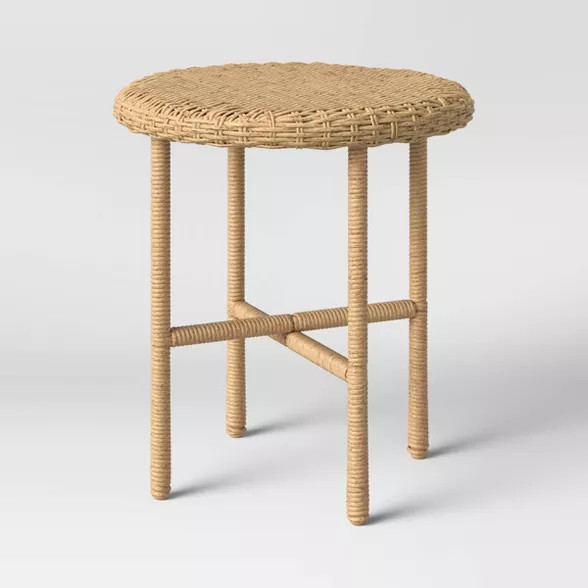 Tucker Wicker Patio Accent Table - Threshold™ designed with Studio McGee | Target