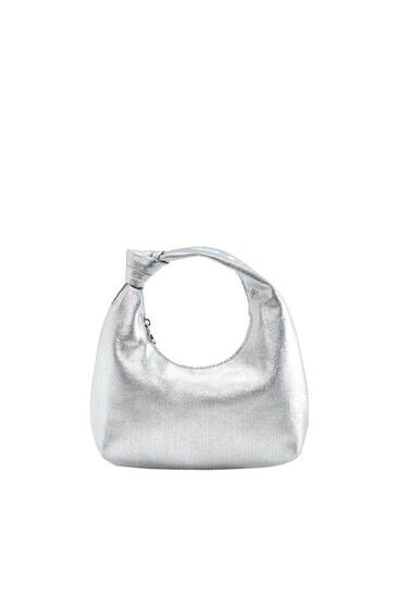 Metallic denim mini handbag - pull&bear | PULL and BEAR UK