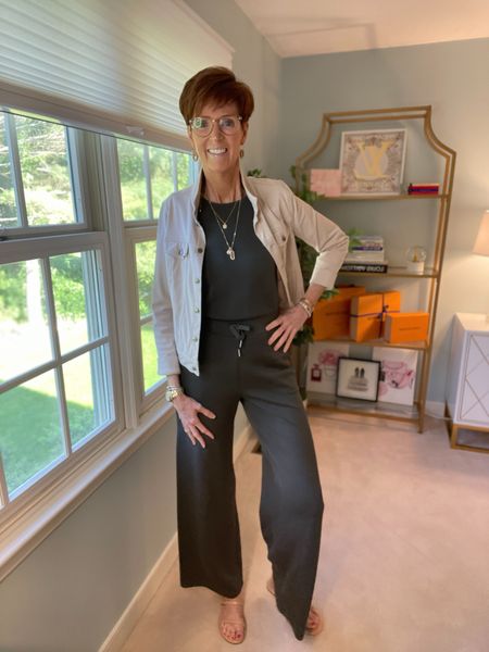 OOTD Spanx air essentials jumpsuit paired with a beige denim jacket and nude slides.

Hi I’m Suzanne from A Tall Drink of Style - I am 6’1”. I have a 36” inseam. I wear a medium in most tops, an 8 or a 10 in most bottoms, an 8 in most dresses, and a size 9 shoe. 

Over 50 fashion, tall fashion, workwear, everyday, timeless, Classic Outfits

fashion for women over 50, tall fashion, smart casual, work outfit, workwear, timeless classic outfits, timeless classic style, classic fashion, jeans, date night outfit, dress, spring outfit, jumpsuit, wedding guest dress, white dress, sandals

#LTKWorkwear #LTKStyleTip #LTKOver40