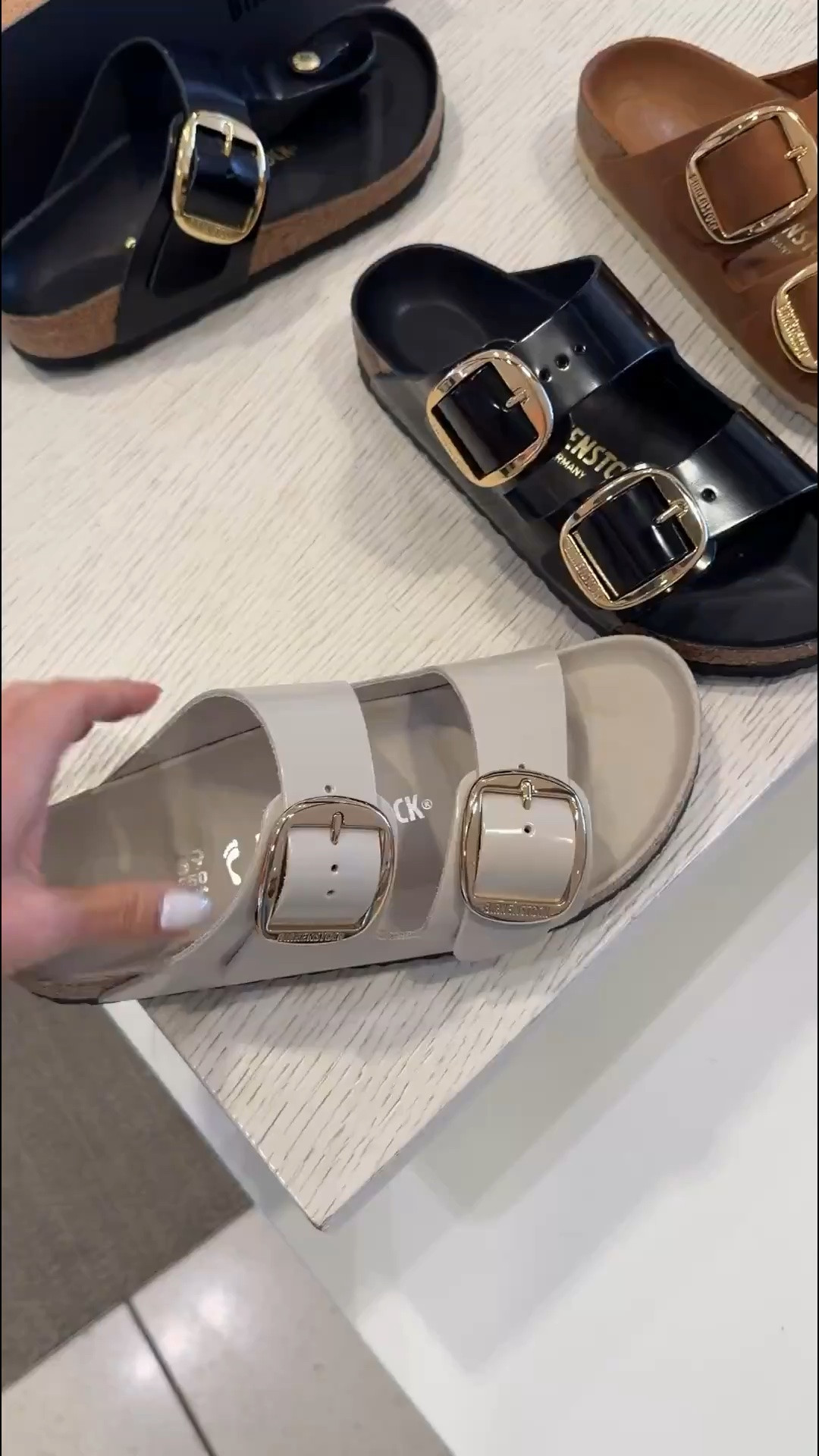 These are the sandals I grab for literally everything in the summer. They are so comfortable, easy to style, and come in the prettiest neutral colors. The gold buckle detail makes them feel a little more elevated than your average everyday sandal.

Birkenstock sandals, summer sandals, comfortable sandals, neutral sandals, everyday shoes, casual summer outfits, designer inspired style, vacation outfits, easy outfit staples, spring and summer fashion, comfy chic style, annabrstyle

#LTKSeasonal #LTKOver40 #LTKootd