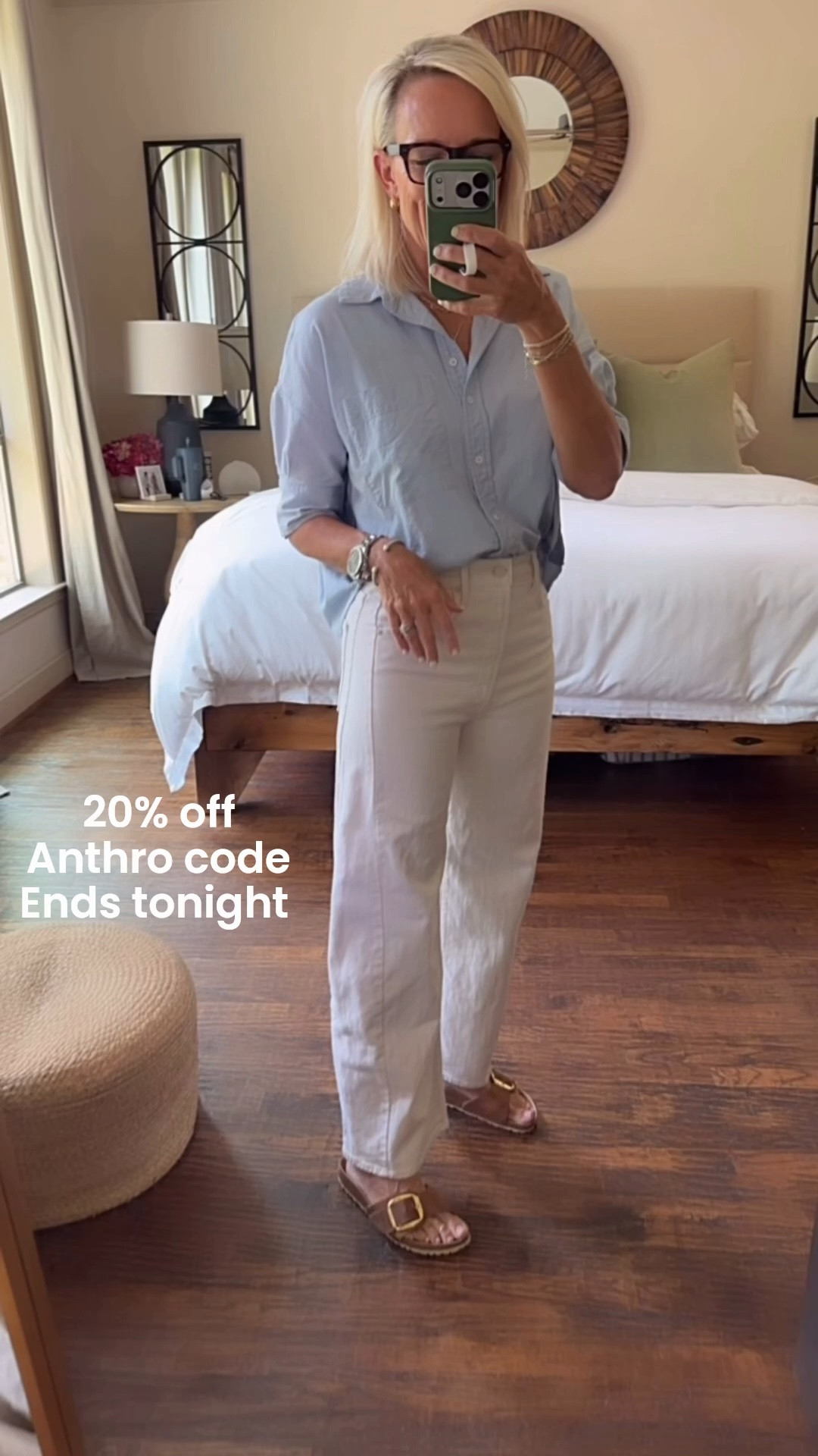 Use code CINDY20 sitewide orders over $100 at Anthro
Ends TONIGHT 
@Anthropologie

#LTKOver40 #LTKSaleAlert #LTKTravel