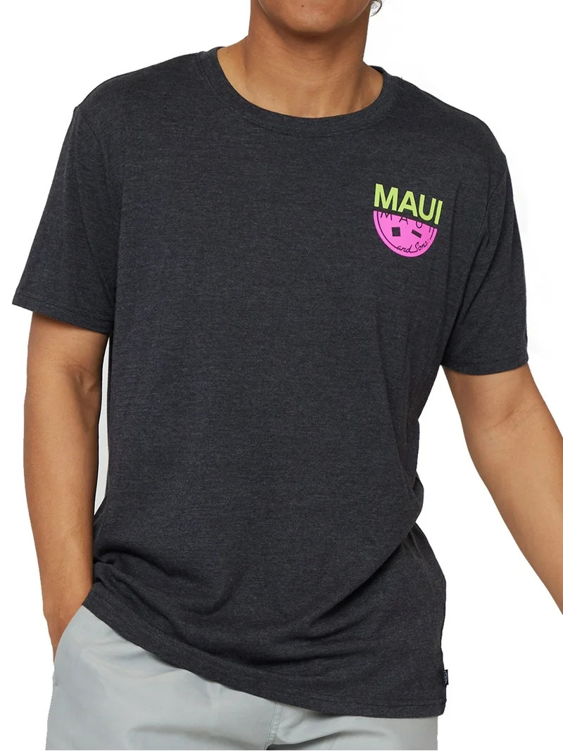 Maui & Sons Men's & Big Men's Graphic Tee Shirt, Sizes S-3XL | Walmart (US)