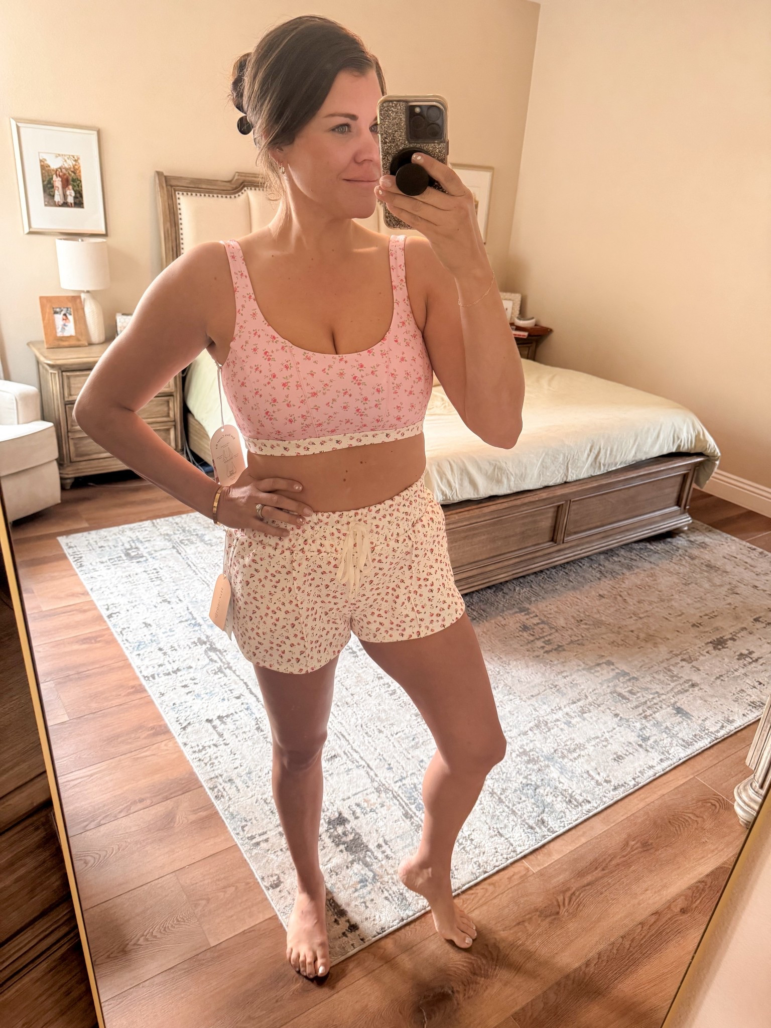 This bow sports bra is seriously cute! And the shorts couldn’t any more comfy!! 

#LTKootd #LTKfitnessgoals #LTKActive