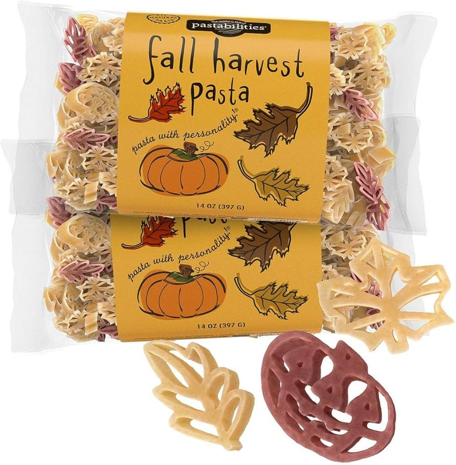 Pastabilities Fun Shaped Pasta for Kids - Fall Festival - Pumpkin and Leaf Holiday Theme, Non-GMO... | Amazon (US)