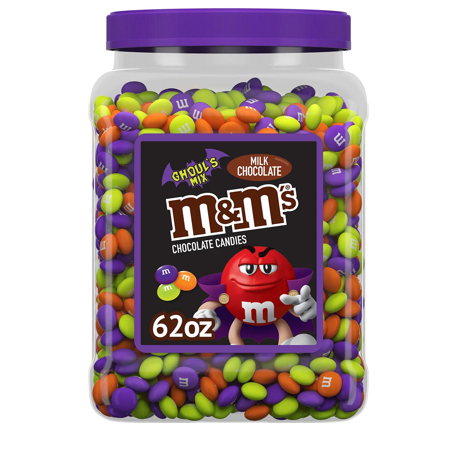 M&M'S Milk Chocolate Ghoul's Mix Bulk Halloween Candy Resealable Jar (62 oz.) | Sam's Club