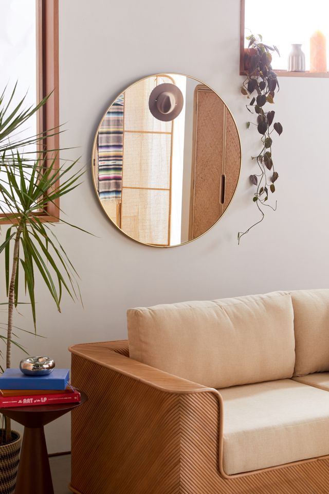 Metallic Hub Wall Mirror | Urban Outfitters (US and RoW)
