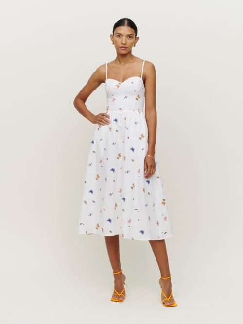 Zander Linen Dress | Reformation (Global)