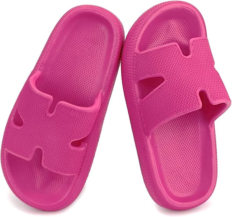 Cubufly Kids Cloud Slides Boys Girls Pillow Slippers Shower Slip on Slide Sandals | Amazon (US)