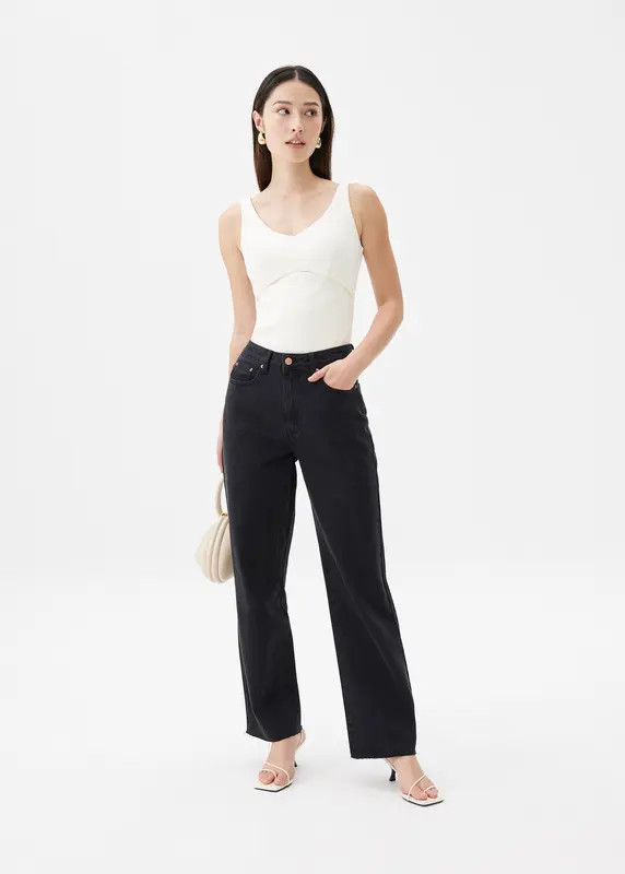Elliot Denim Straight Leg Jeans | Love, Bonito USA