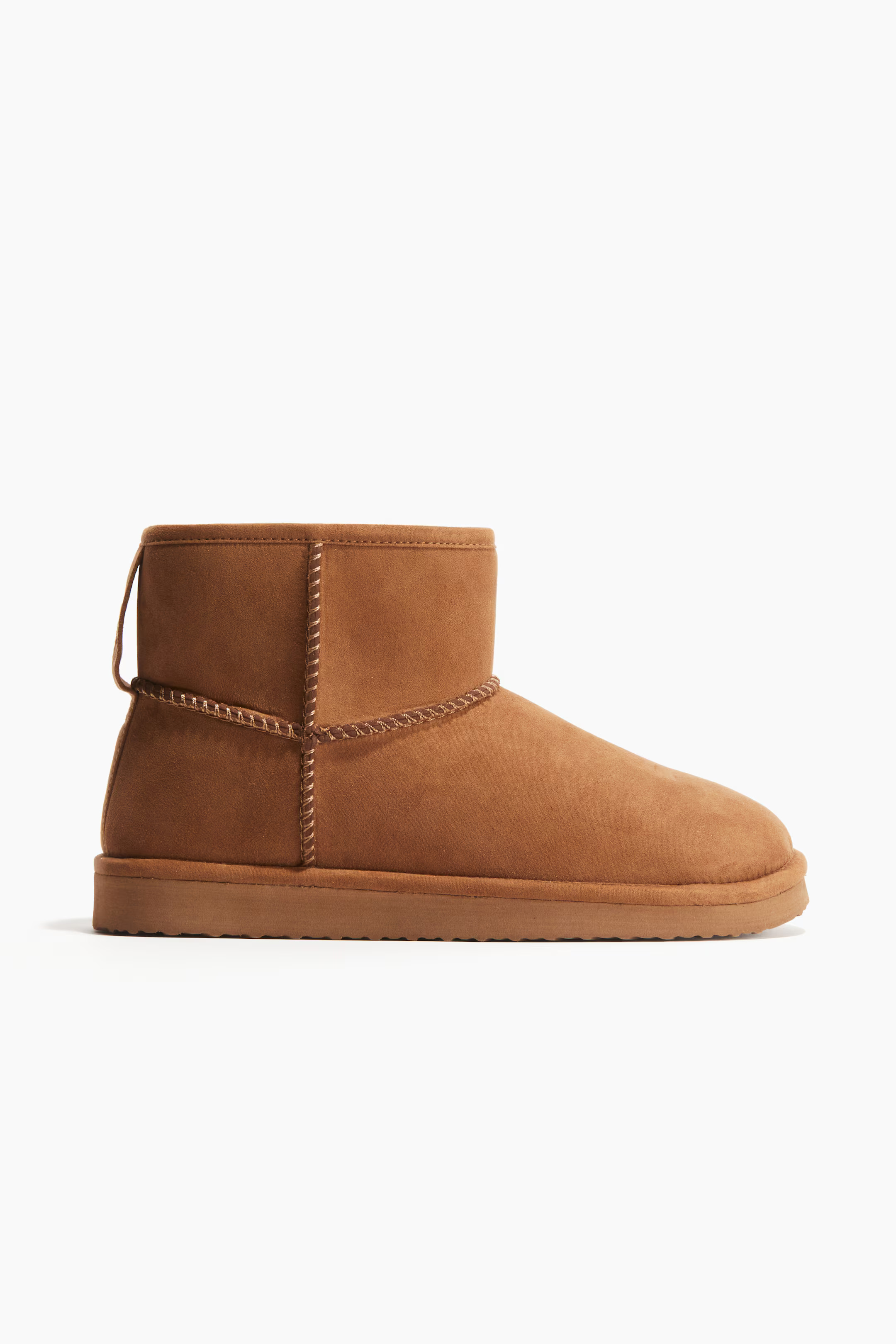 Boots mit warmem Futter - Dunkelbeige - Ladies | H&M DE | H&M (DE, AT, CH, NL, FI)