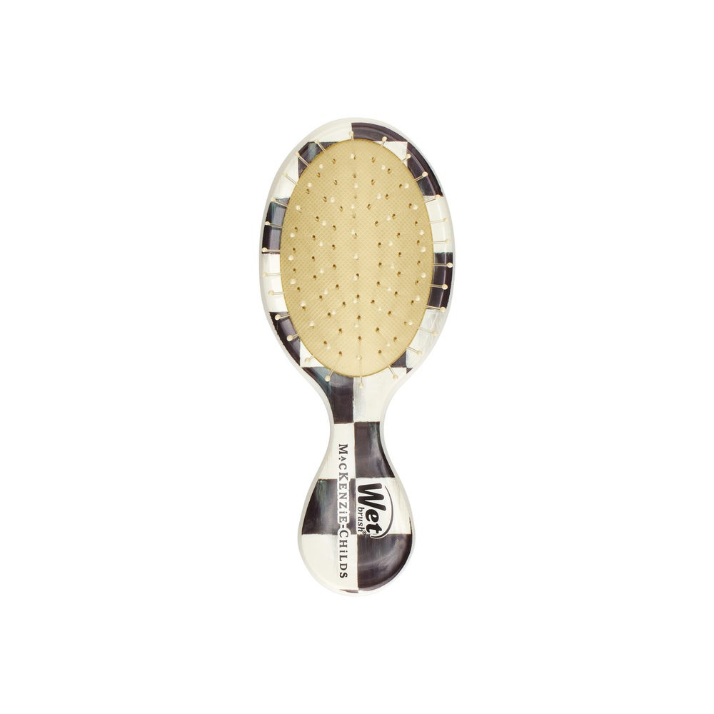MC x Wet Brush Courtly Check Mini Detangler Brush | MacKenzie-Childs