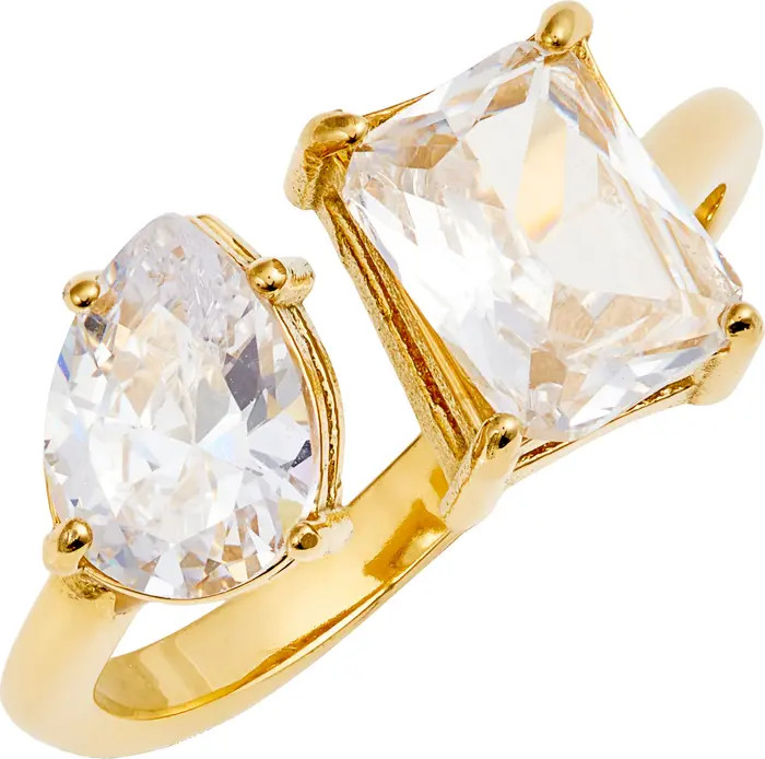 Brittany Cubic Zirconia Open Ring | Nordstrom
