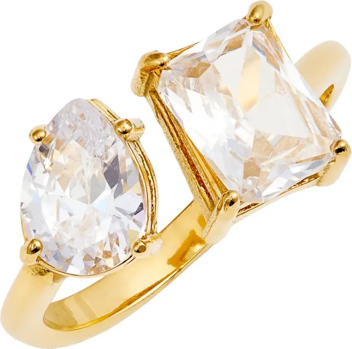 Brittany Cubic Zirconia Open Ring | Nordstrom