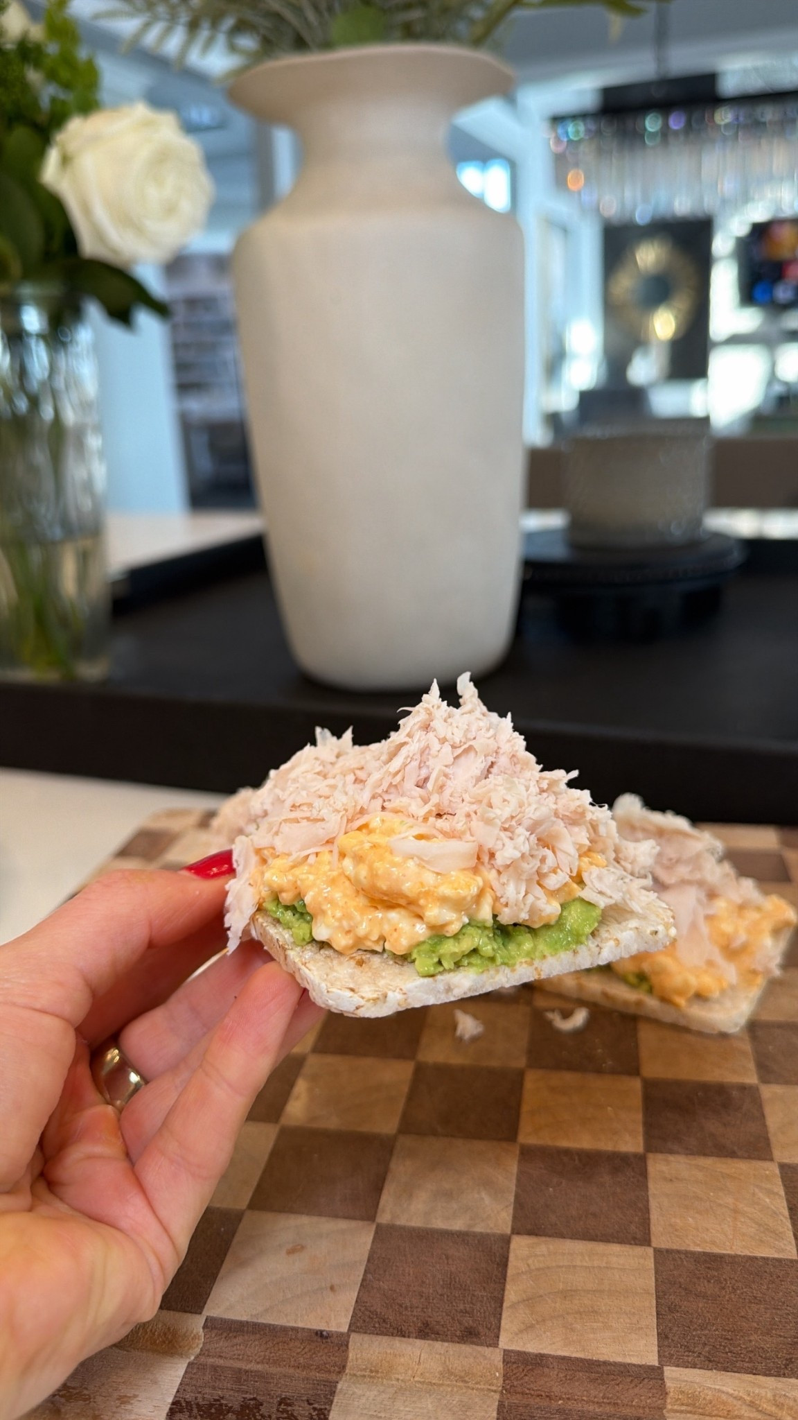 Viral Turkey taco & rice cakes 