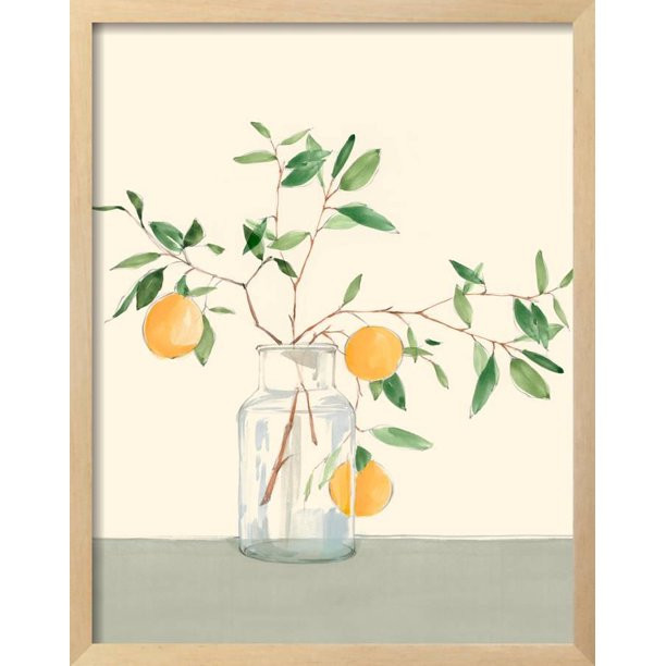 Sweet Lemonade Framed Canvas Wall Art 15x19 - Walmart.com | Walmart (US)