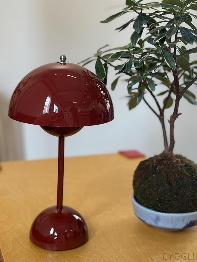 Flowerpot Lamp Modern Flower Bud 12" Cordless Touch Dimmable 2600mAh Rechargeable Nordic Minimali... | Amazon (US)