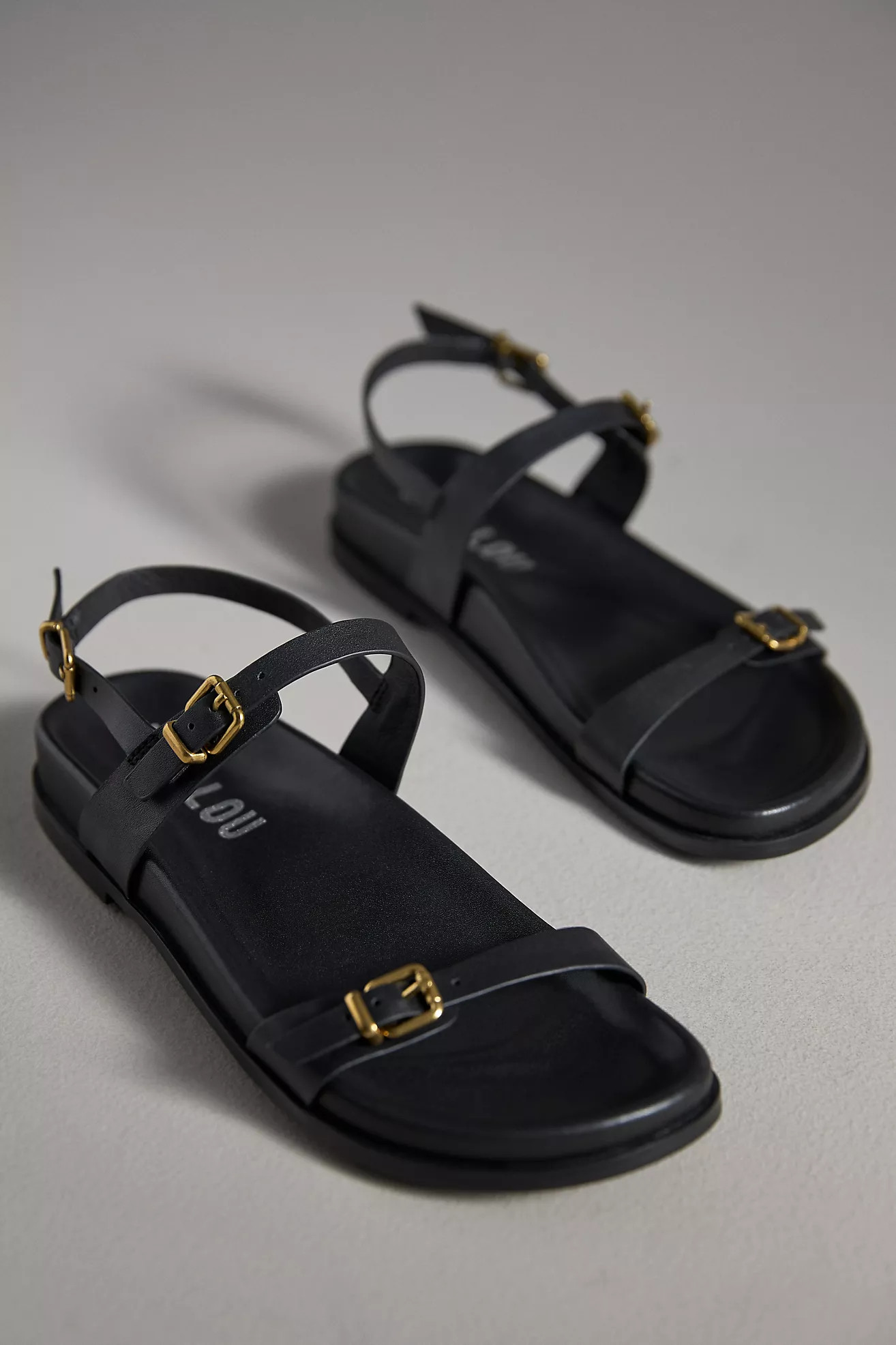 Bibi Lou Skinny Buckle Slingback Sandals | Anthropologie (US)