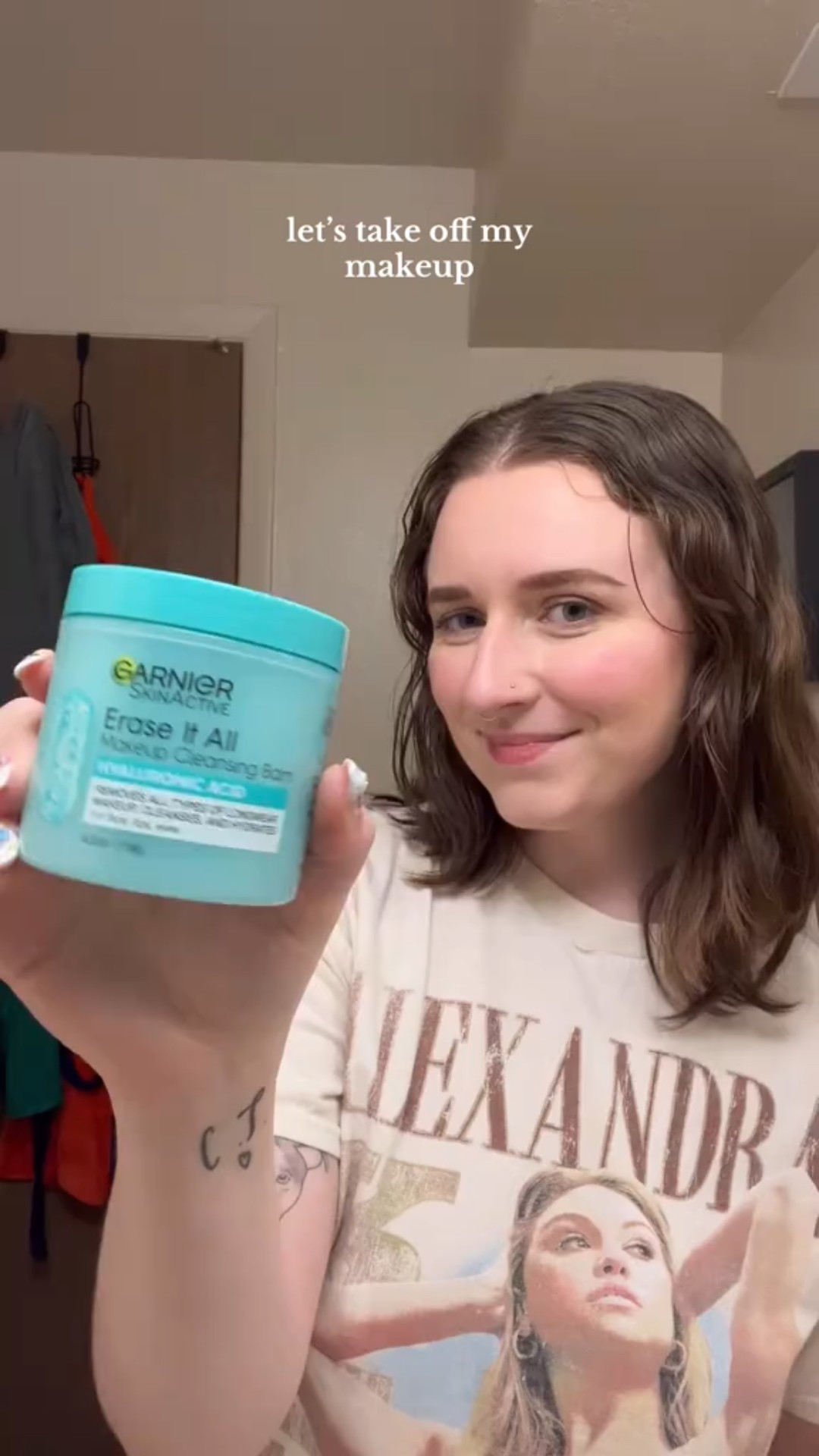 Trying to the Garnier Erase it All Makeup Cleansing Balm! Removed almost ALL my makeup! 

#LTKFindsUnder50 #LTKBeauty #LTKFindsUnder100