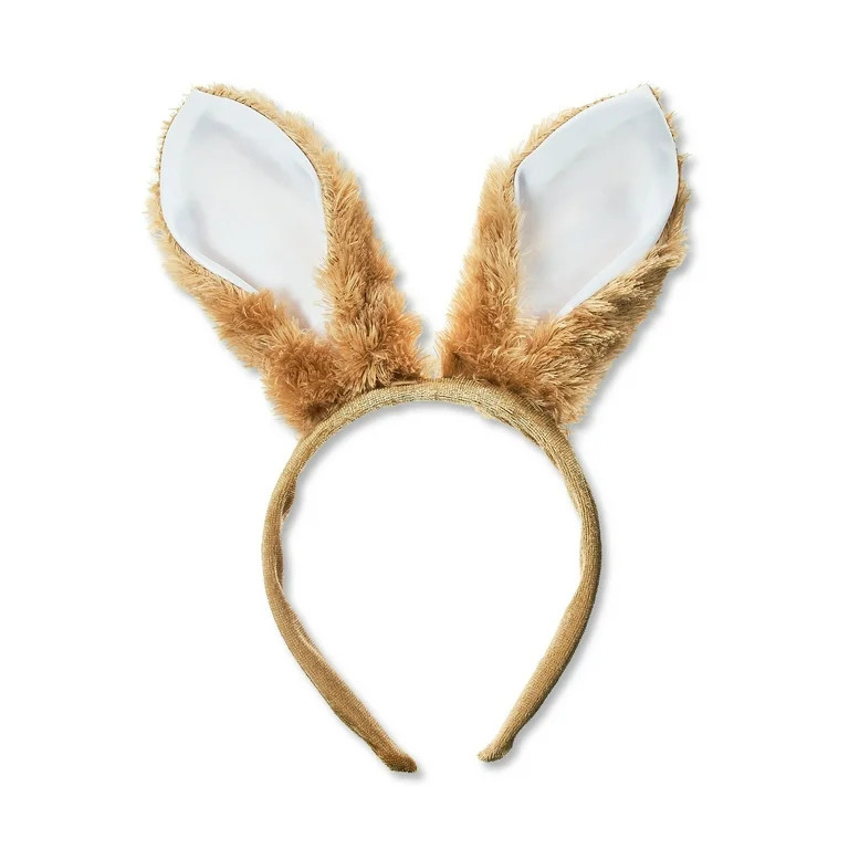 Easter Tan Bunny Ears Headband Costume Accessory, by Way To Celebrate | Walmart (US)