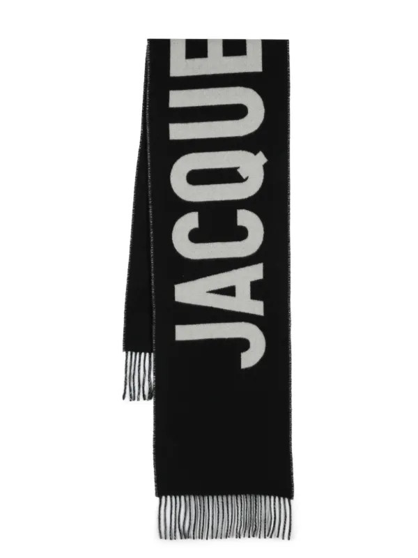 Jacquemus L'Echarpe Jacquemus virgin-wool Scarf | Black | FARFETCH | Farfetch Global