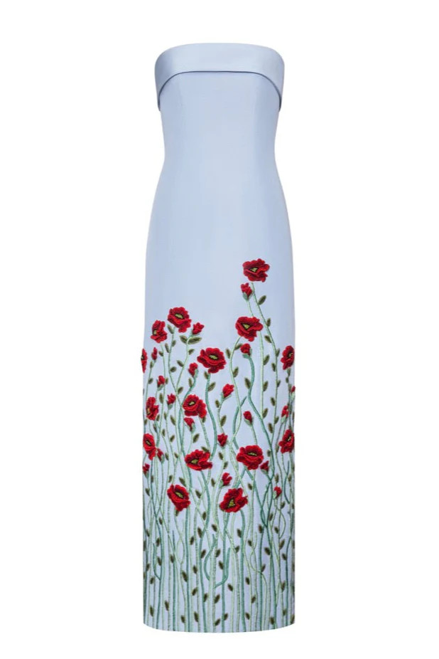 The Poppy Gown in Pale Blue | Over The Moon