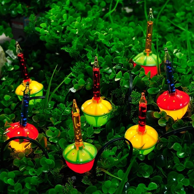 Christmas Bubble String Light, 7 Bubbles Lights, Old Fashion Vintage String Lights for Christmas ... | Amazon (US)