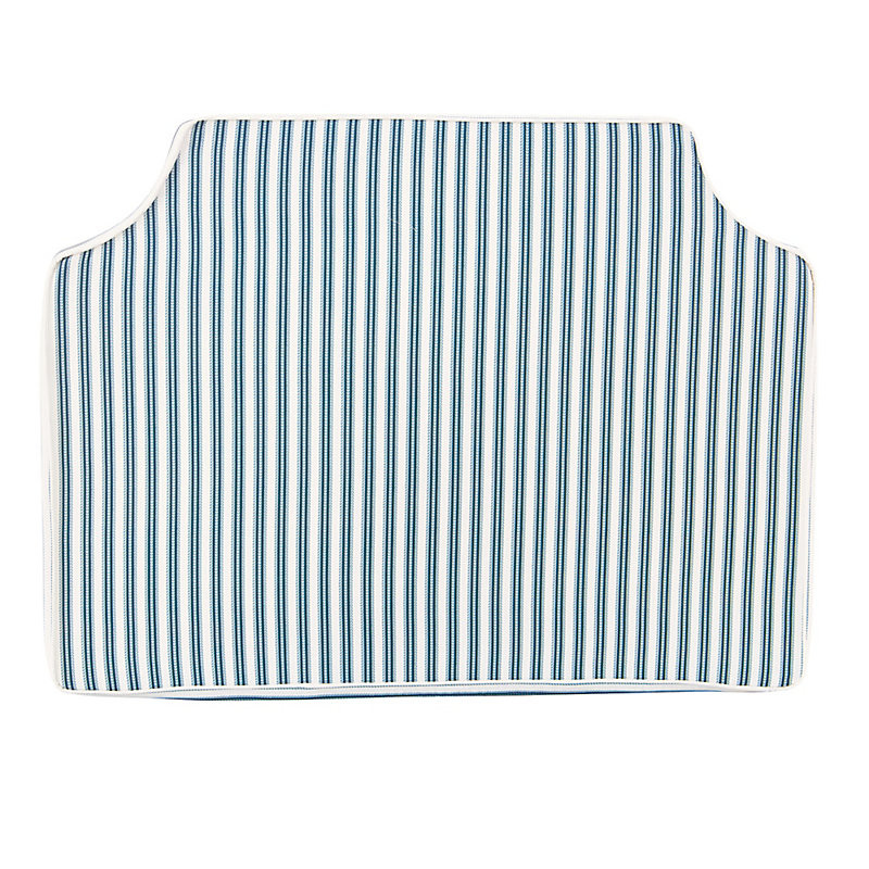 Caroline Stripe Foam Headboard - Indigo - Ballard Designs | Ballard Designs, Inc.