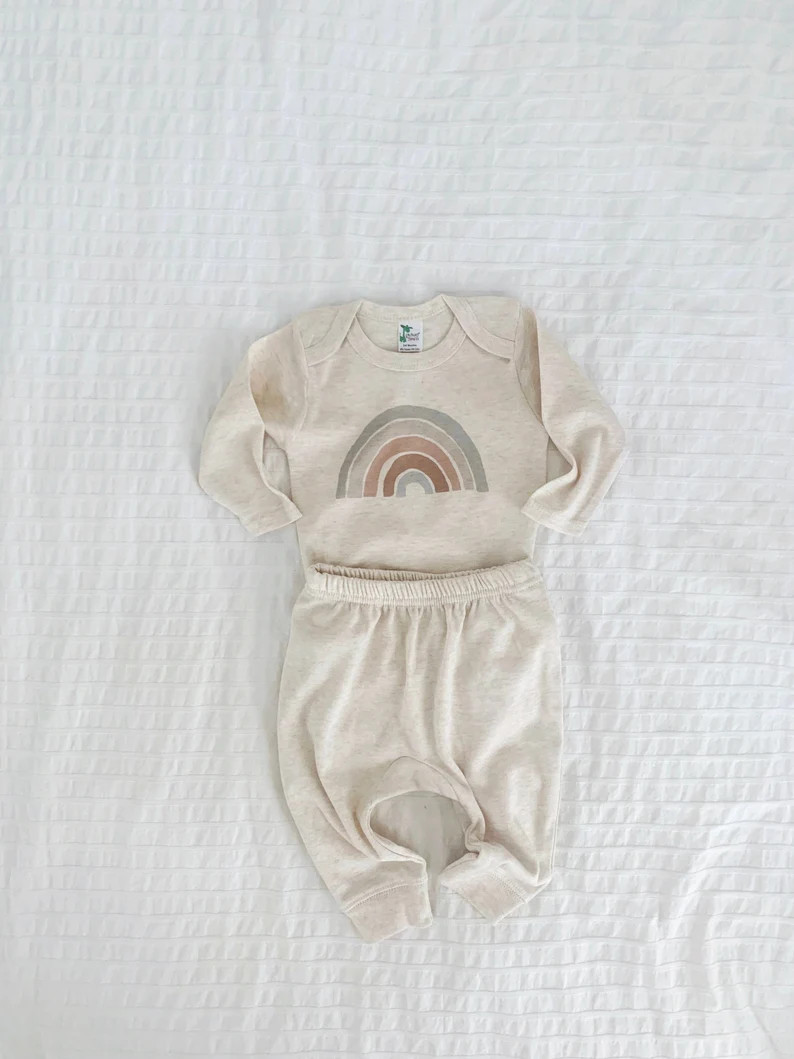 Rainbow Baby Baby Jogger and Top Set Rainbow Baby Set Baby | Etsy | Etsy (US)