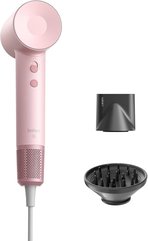 Laifen Hair Dryer SE, 200 Million Negative Ionic Blow Dryer with 105,000 RPM Brushless Motor 1400... | Amazon (US)