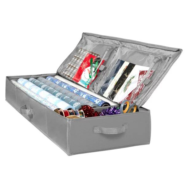 Christmas Storage Wrapping Paper Organizer  and Under Bed Storage Container  600D Material - Walm... | Walmart (US)