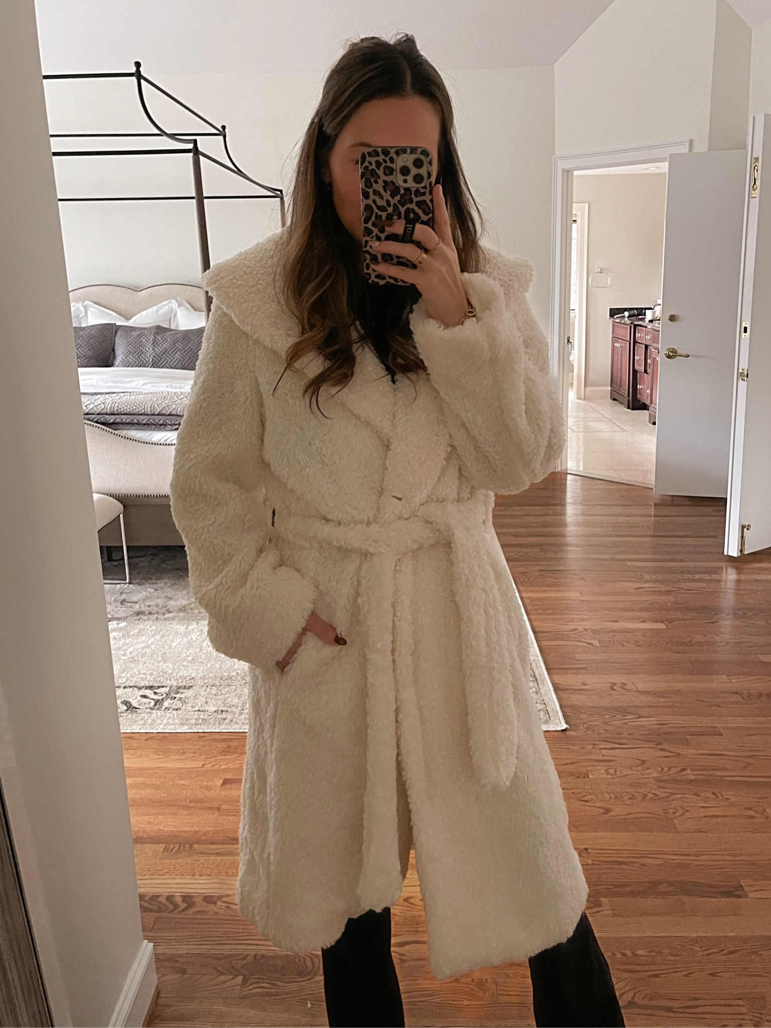 This Scoop coat from Walmart is back in stock and under $70! Perfect for the holiday season. Runs true to size, wearing S. 

#LTKunder100 #LTKSeasonal #LTKHoliday